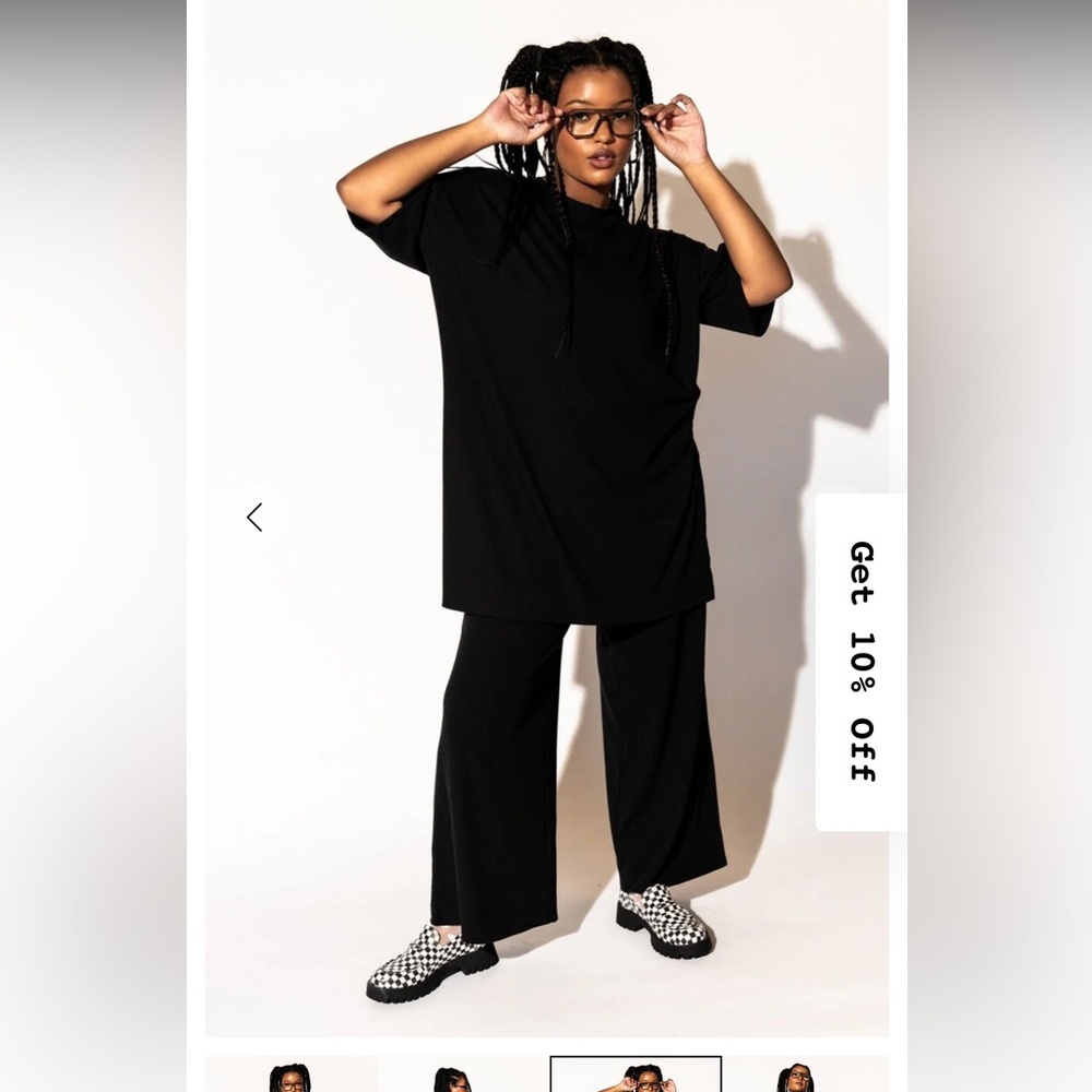 Dressed in Lala ribbed black play suit